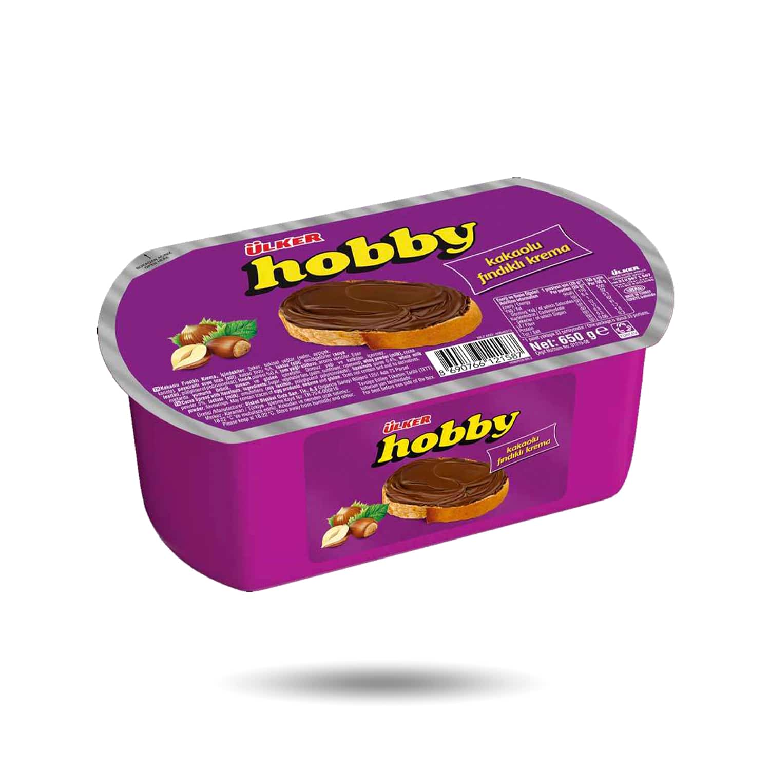 شکلات صبحانه فندقی هوبی ulker hobby وزن 650