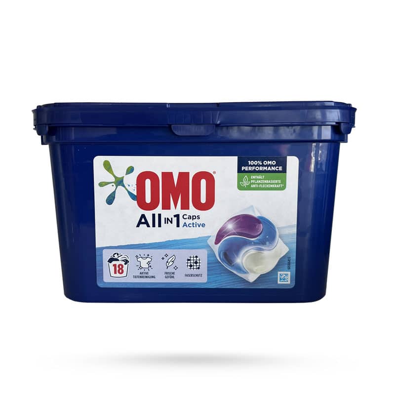 قرص ماشین لباسشویی OMO اومو مدل All in 1 بسته 18 عددی
