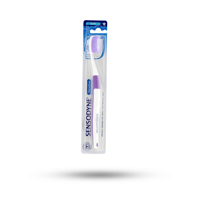 مسواک سنسوداین sensodyne مدل sensitive با برس متوسط
