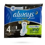 نوار بهداشتی الویز ویژه شب مدل ultra secure night سایز 4 بسته 9 عددی