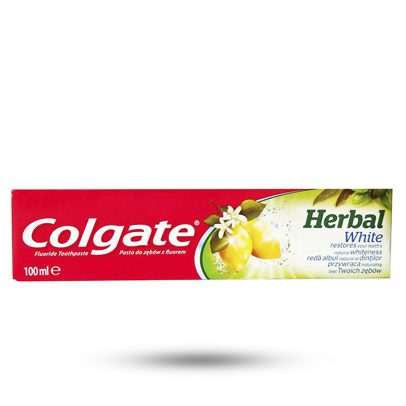 خمیر دندان گیاهی کلگیت سری Herbal حاوی عصاره لیمو حجم 100 میل