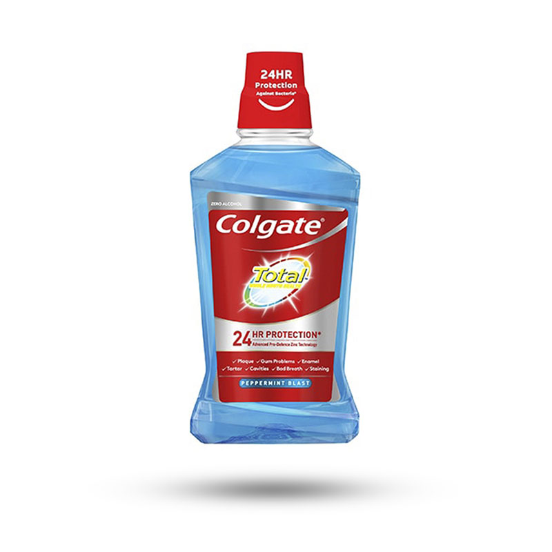 دهان شویه کلگیت Colgate مدل Total رایحه نعناع 500 میل