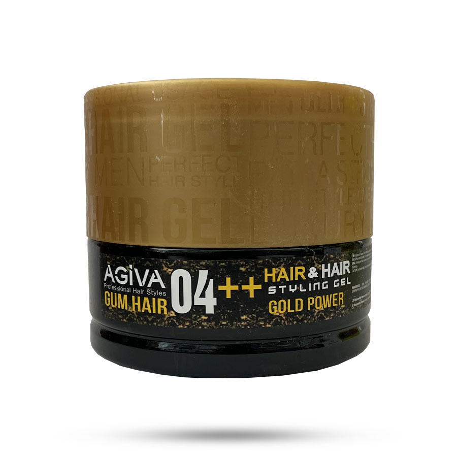 ژل مو agiva آگیوا مدل Gold Power درجه سختی ++04 حجم 700 میل