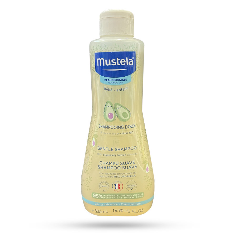 شامپو کودک موستلا mustela حاوی آووکادو حجم 500 میل