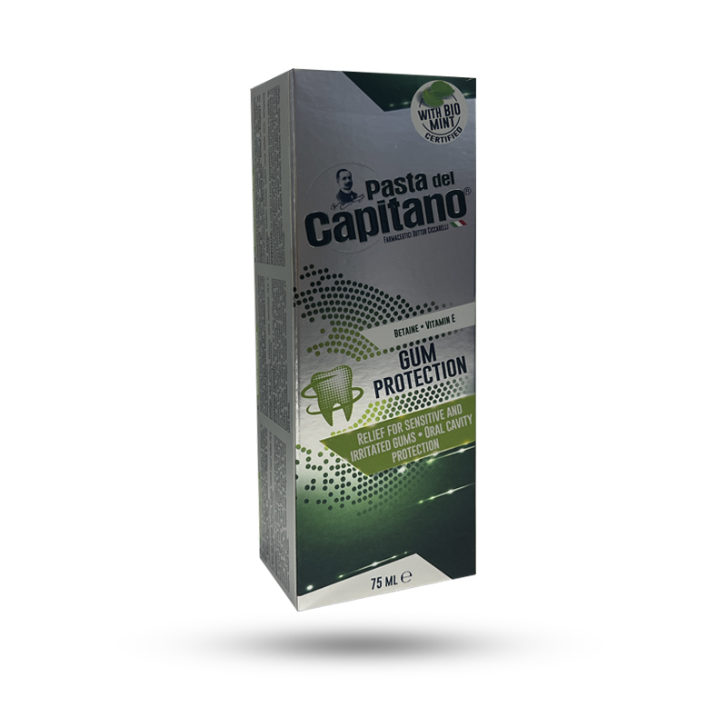 خمیردندان محافظ لثه پاستا دل کاپیتانو مدل Gum Protction حجم 75 میل