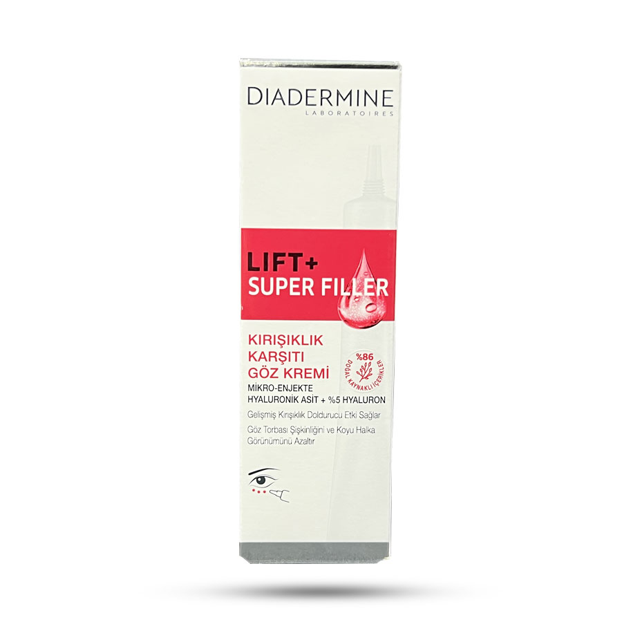 کرم دور چشم ضد چروک و لیفتینگ دیادرمین مدل SUPER FILLER حجم 15 میل