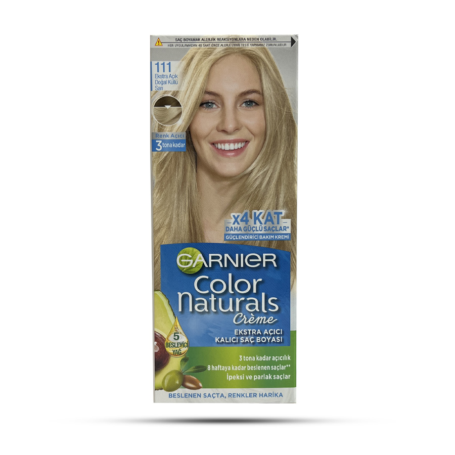 کیت رنگ مو شماره 111 گارنیر مدل GARNIER COLOR NATURALS رنگ بلوند بسیار روشن