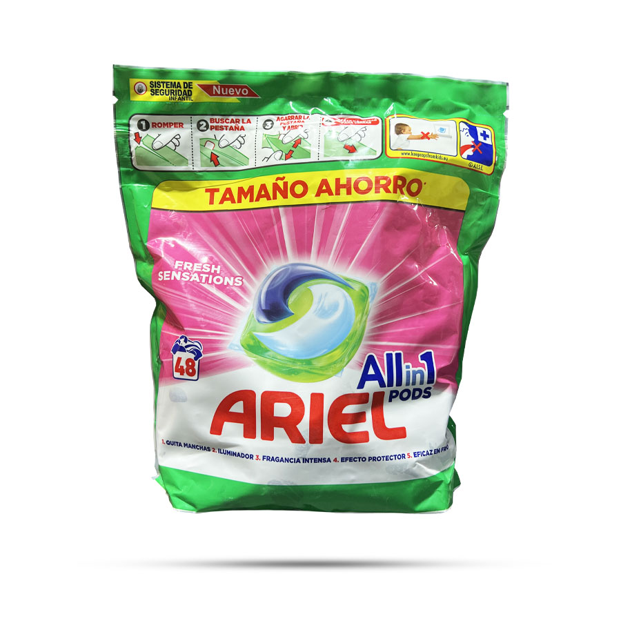 قرص ماشین لباسشویی آریل مدل All in 1 PODS بسته 48 عددی
