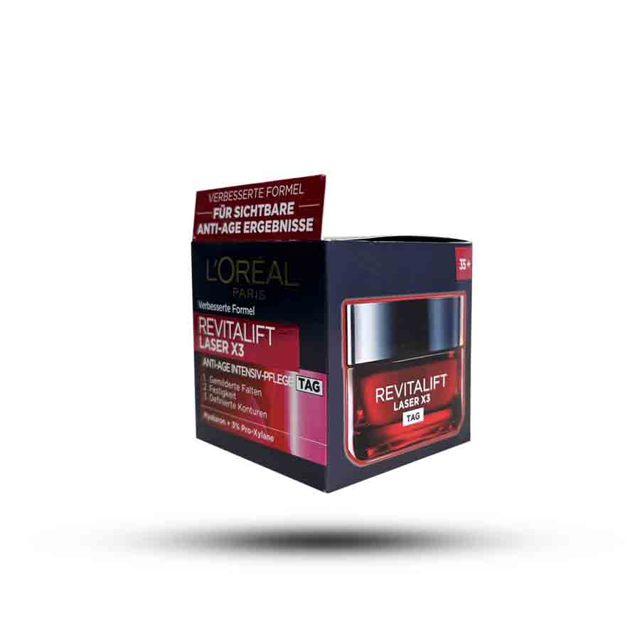 کرم روز ضد چروک قوی لورآل مدل Revitalift Laser X3 حجم 50 میل