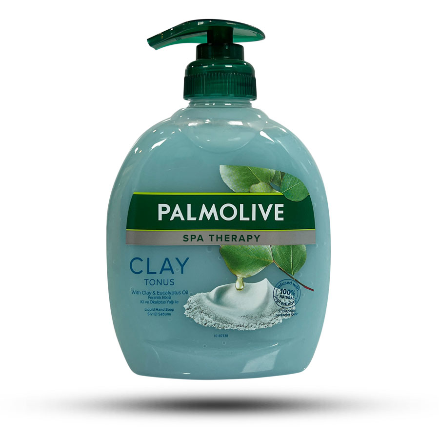 مایع دستشویی پالمولیو Clay حاوی اکالیپتوس و خاک رس 300 میل