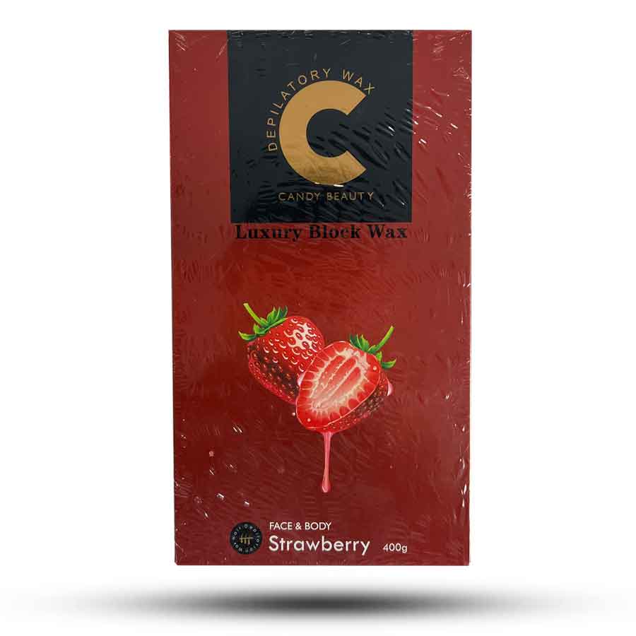 وکس موبر کندی بیوتی مخصوص صورت و بدن حاوی عصاره توت فرنگی 400 گرم