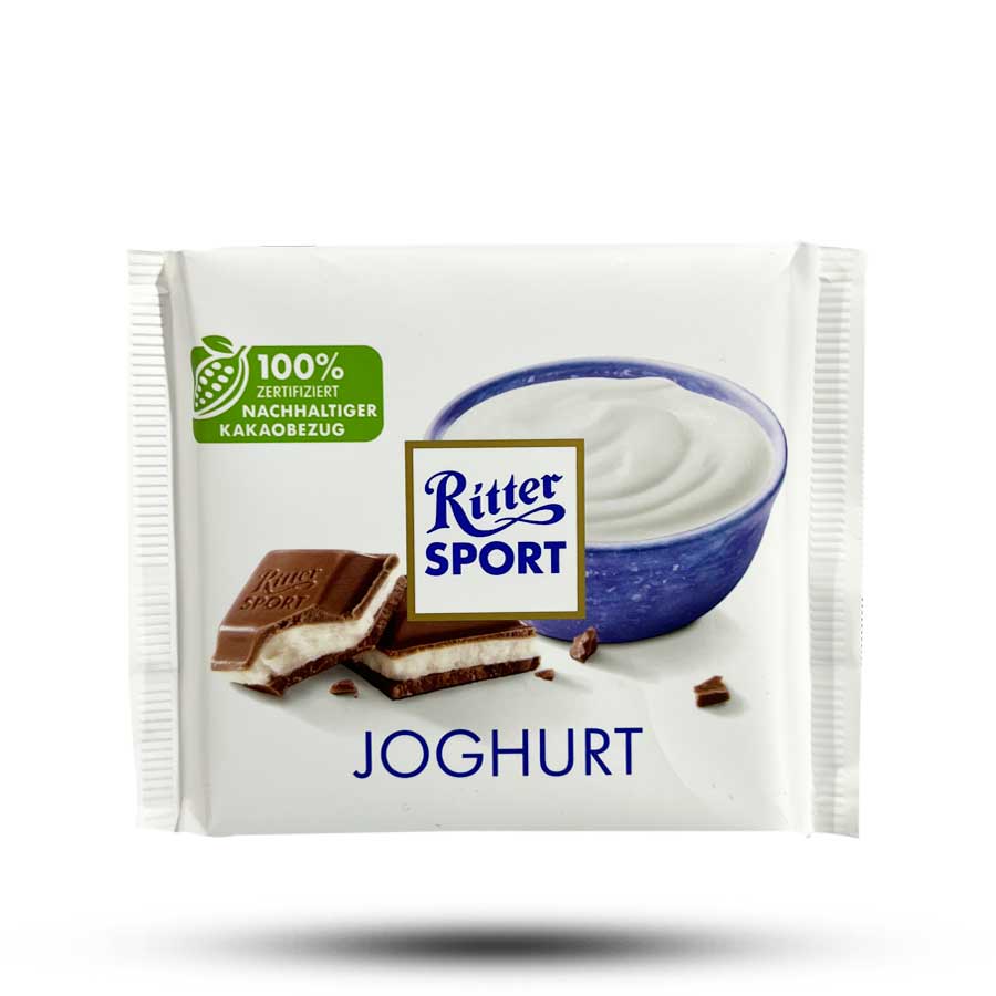 شکلات ریتر اسپرت با مغز ماست مدل Joghurt وزن 100 گرم
