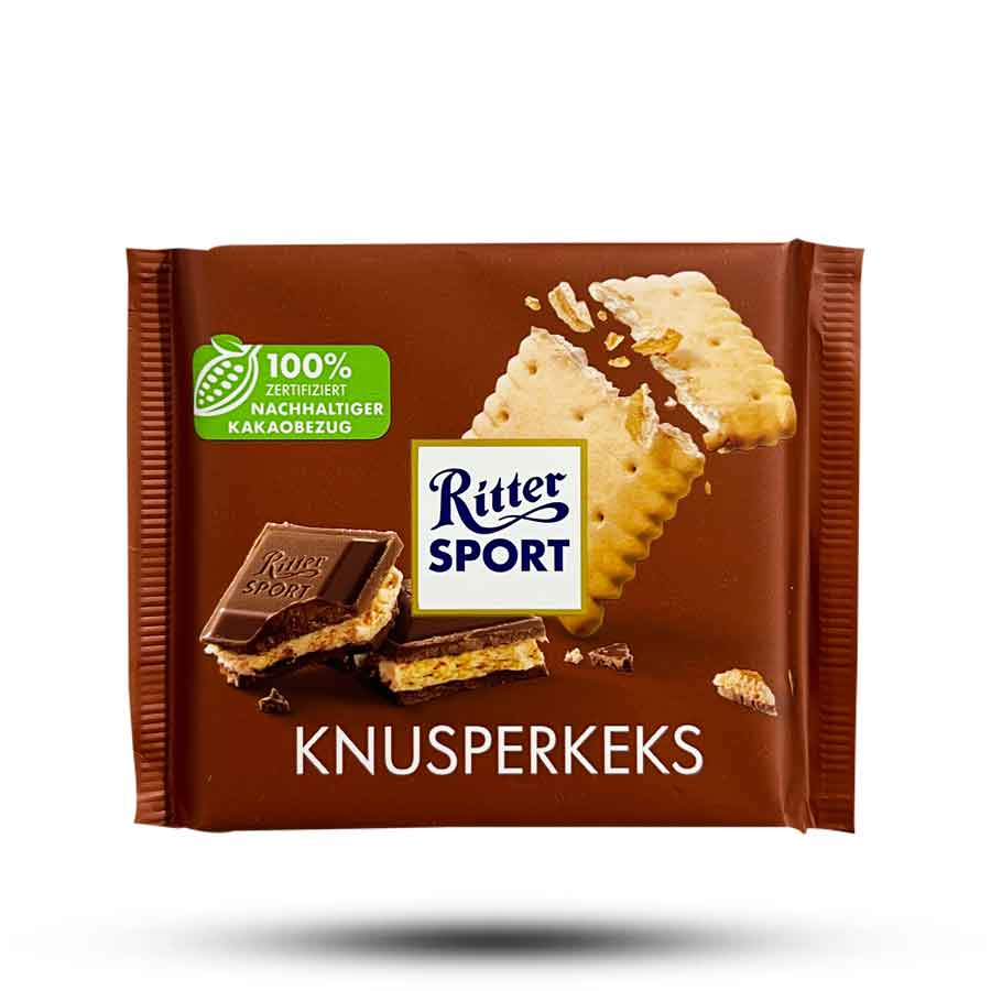 شکلات بیسکویت کره ای ریتر اسپرت مدل Knusperkeks وزن 100 گرم