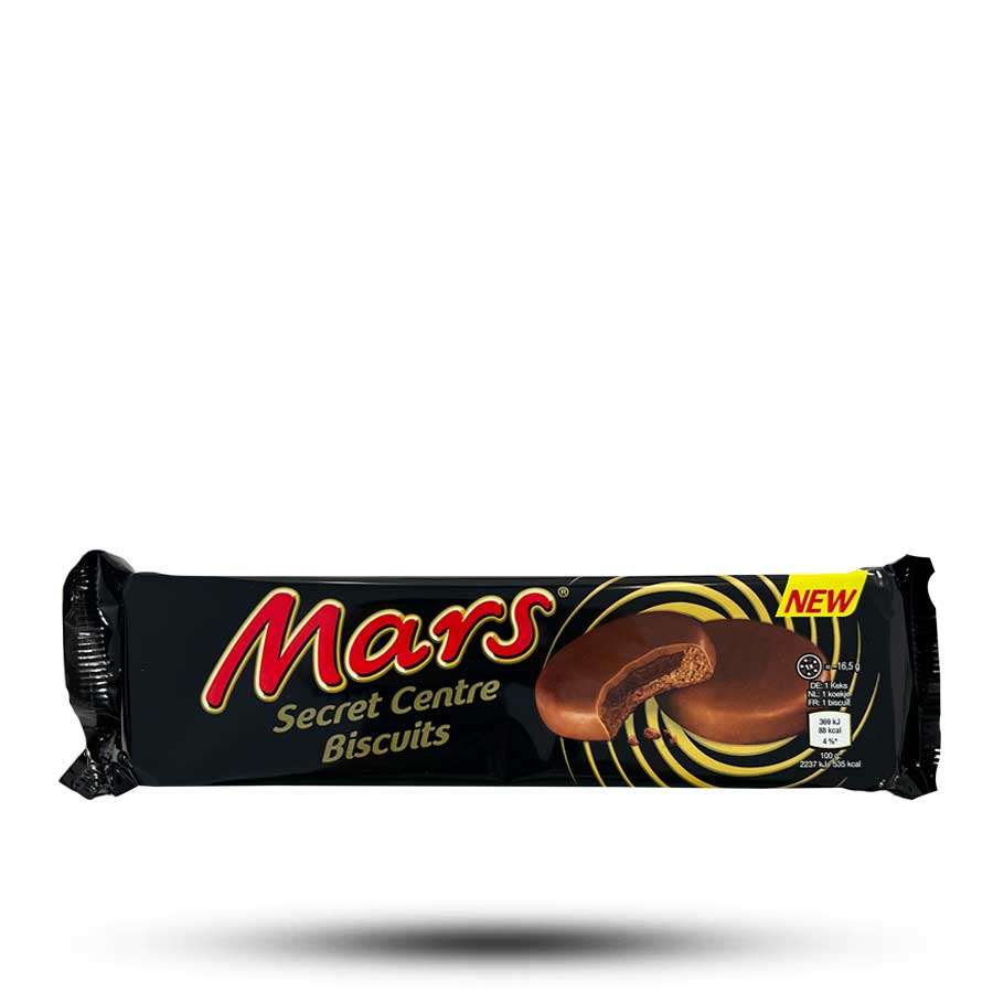 بیسکویت شکلاتی مارس Mars Secret Centre Biscuits وزن 130 گرم