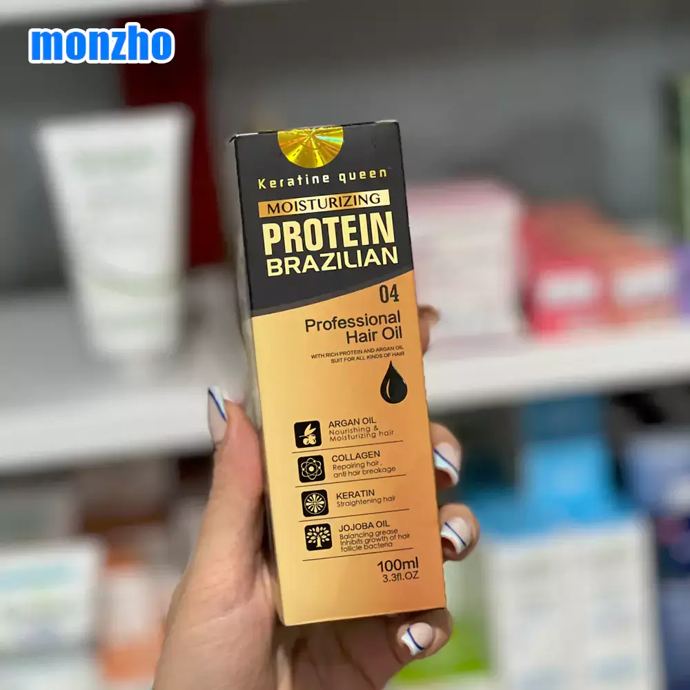 روغن آرگان پروتئین کراتین کویین حاوی ویتامین های A و E، امگا 6 و 9