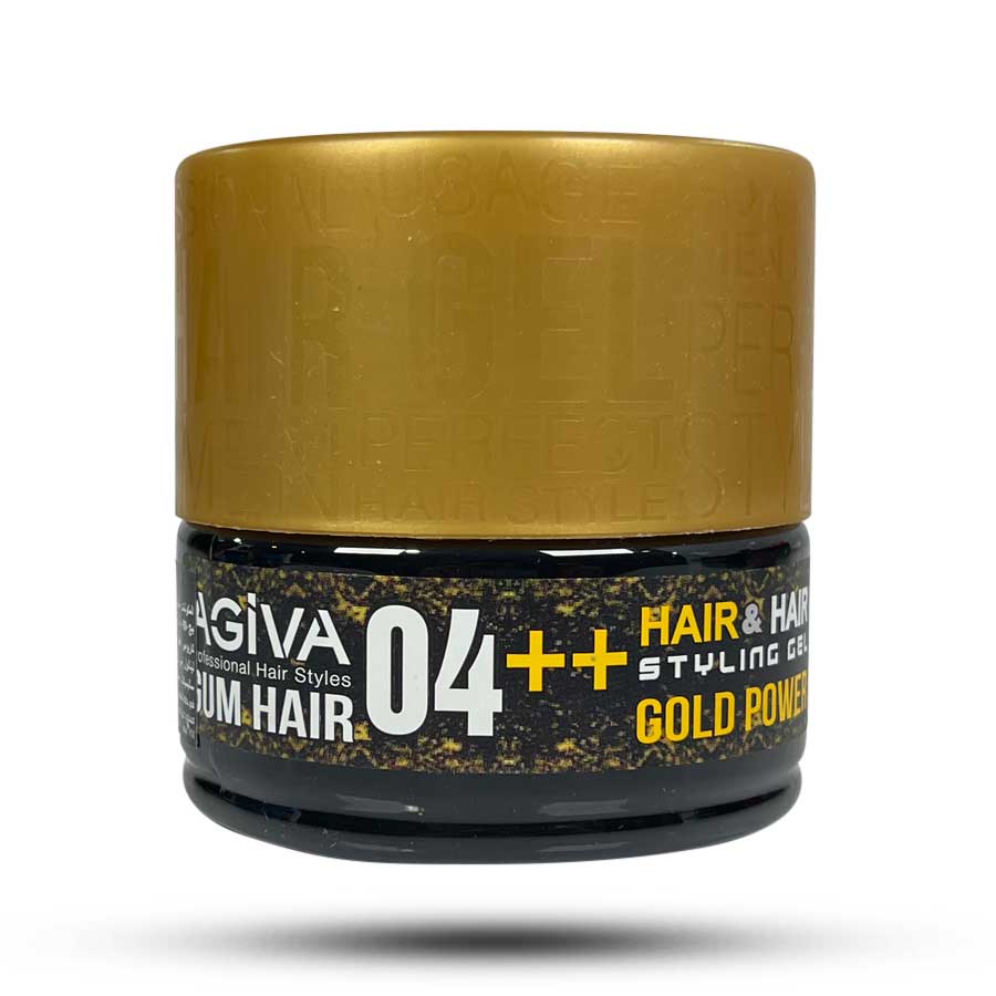 ژل مو agiva آگیوا مدل Gold Power درجه سختی ++04 حجم 200 میل