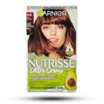 کیت رنگ مو شماره 4.5 گارنیر سری NUTRISSE رنگ شاه بلوط قرمز