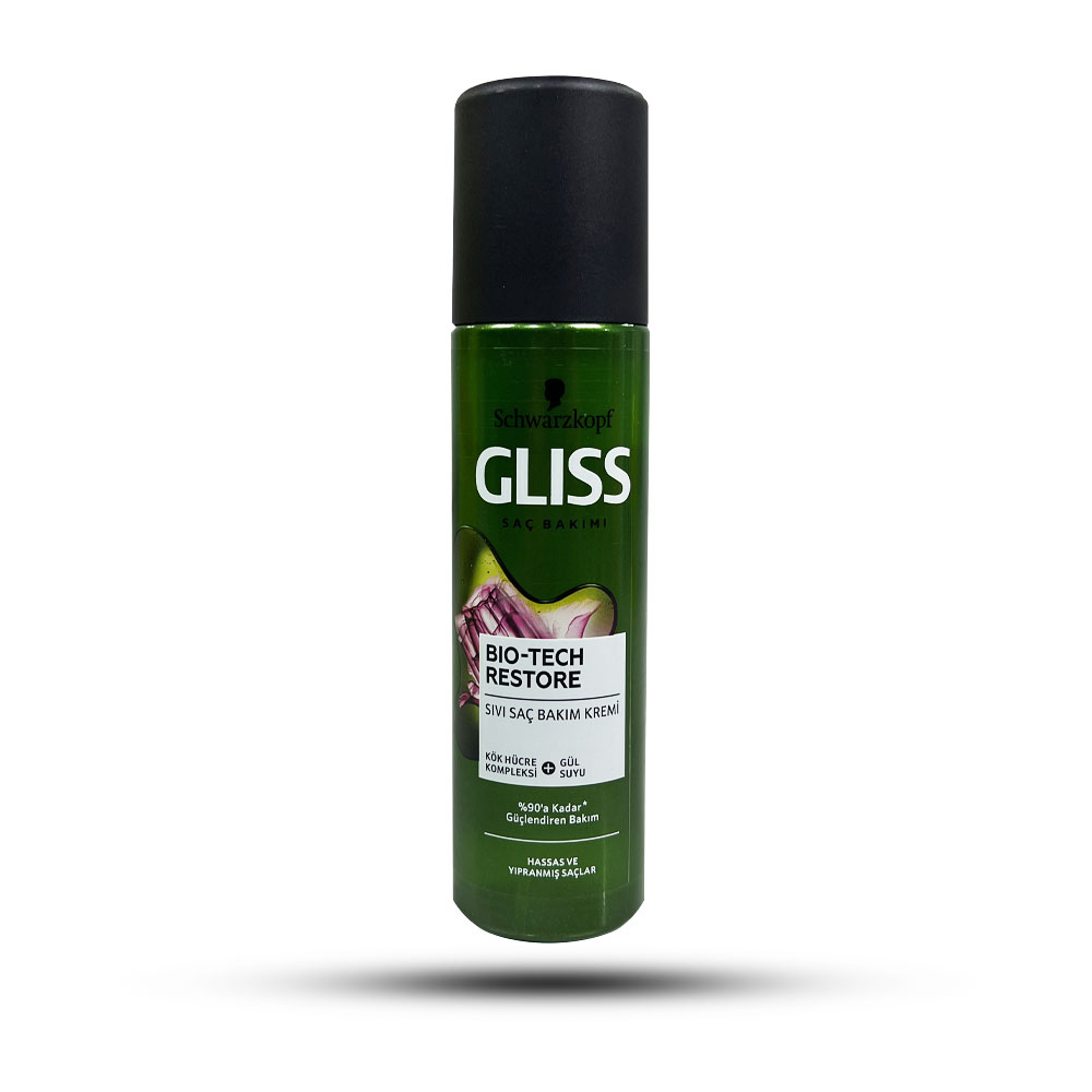 اسپری مو دو فاز گلیس مدل Bio-Tech Restore مناسب موهای حساس و آسیب دیده 200 میل