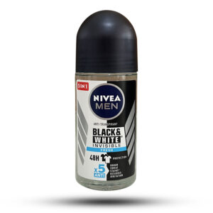 رول ضد تعریق مردانه نیوآ مدل Black & White Invisible Fresh حجم 50 میل