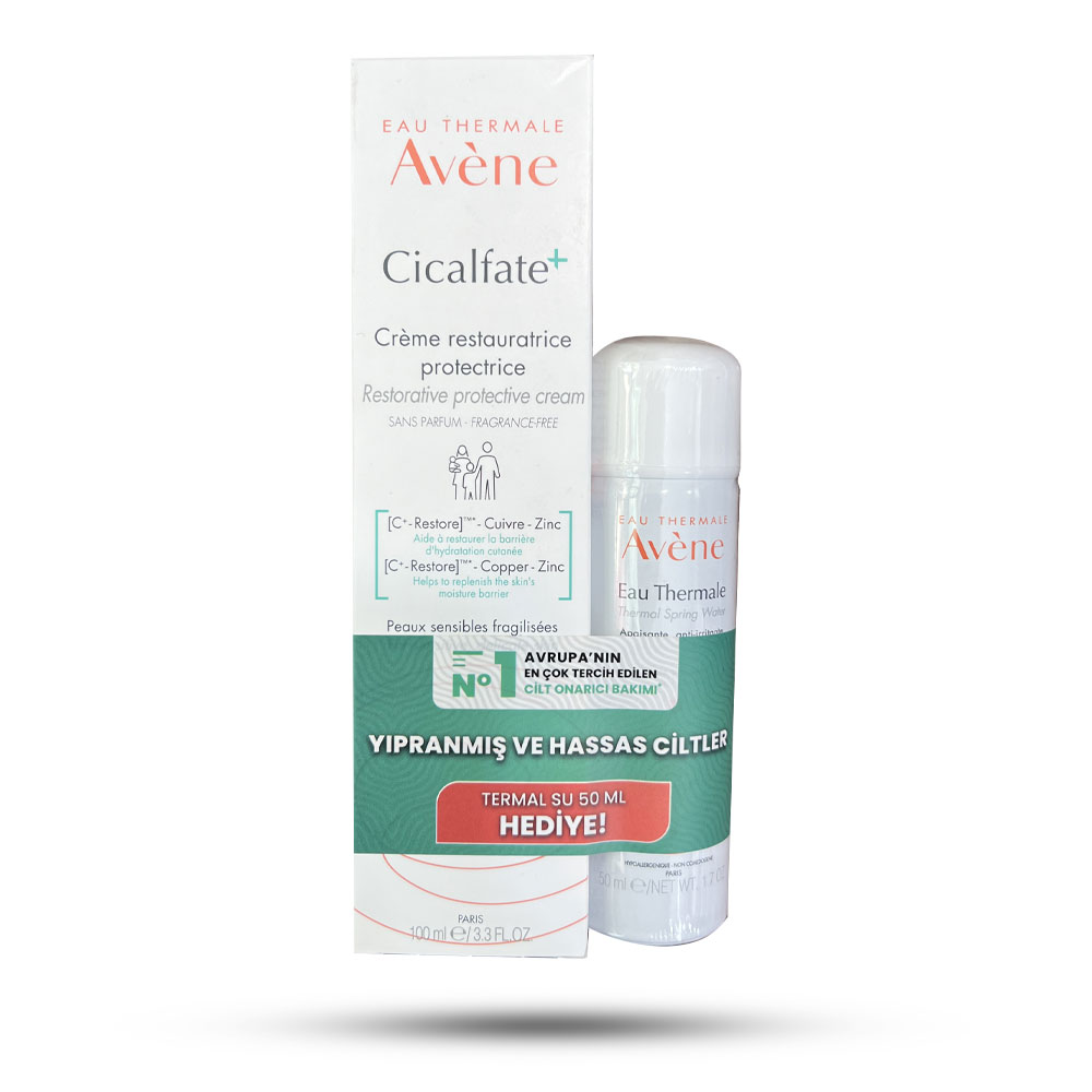 کرم ترمیم کننده سیکالفیت پلاس + اسپری آب اون Avene