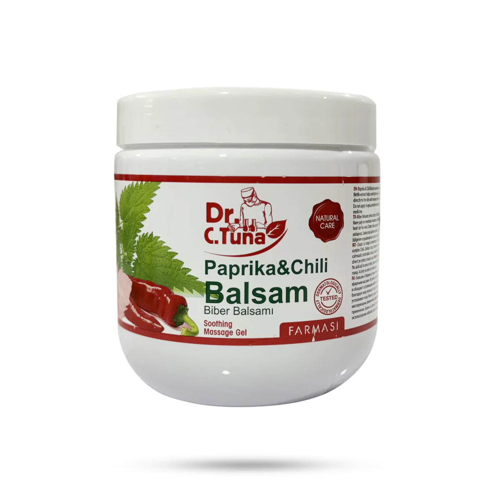 ژل ماساژ فارماسی Dr.C.Tuna مدل Soothing حاوی بالم پاپریکا و پودر چیلی 500 میل