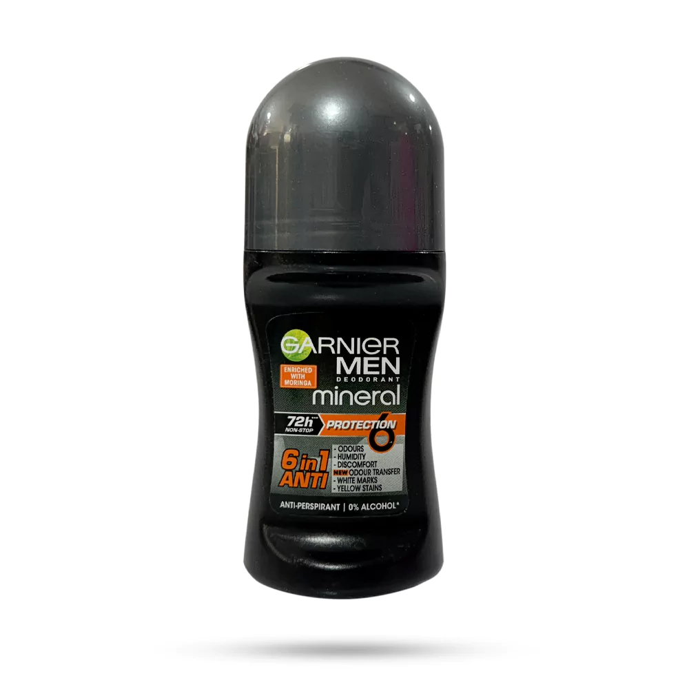 رول ضد تعریق دئودورانت مردانه گارنیر مدل Protection 6 حجم 50 میل