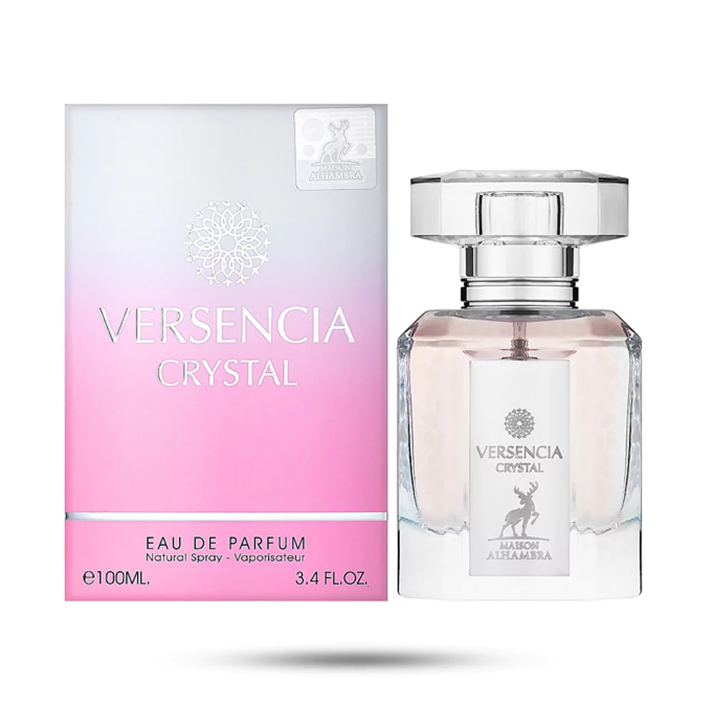 ادکلن زنانه ورسنچیا کریستال الحمبرا alhambra Versencia Crystal حجم 100 میل