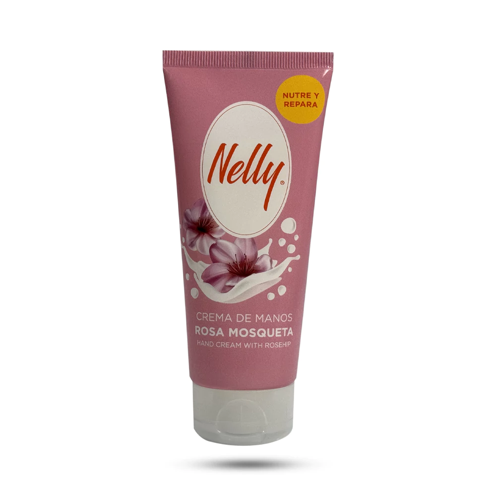 کرم ترمیم کننده دست و ناخن نلی Nelly Hand Cream مخصوص پوست های خشک 100 میل