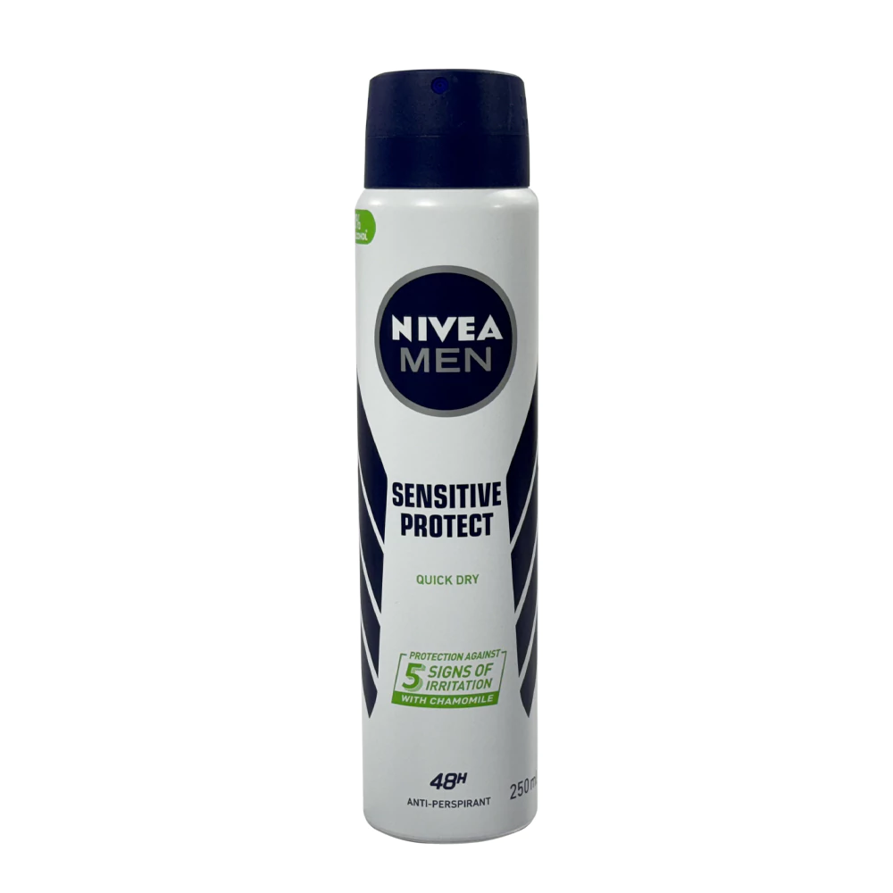 اسپری ضد تعریق مردانه نیوآ مدل Sensitive Protect حجم 250 میل