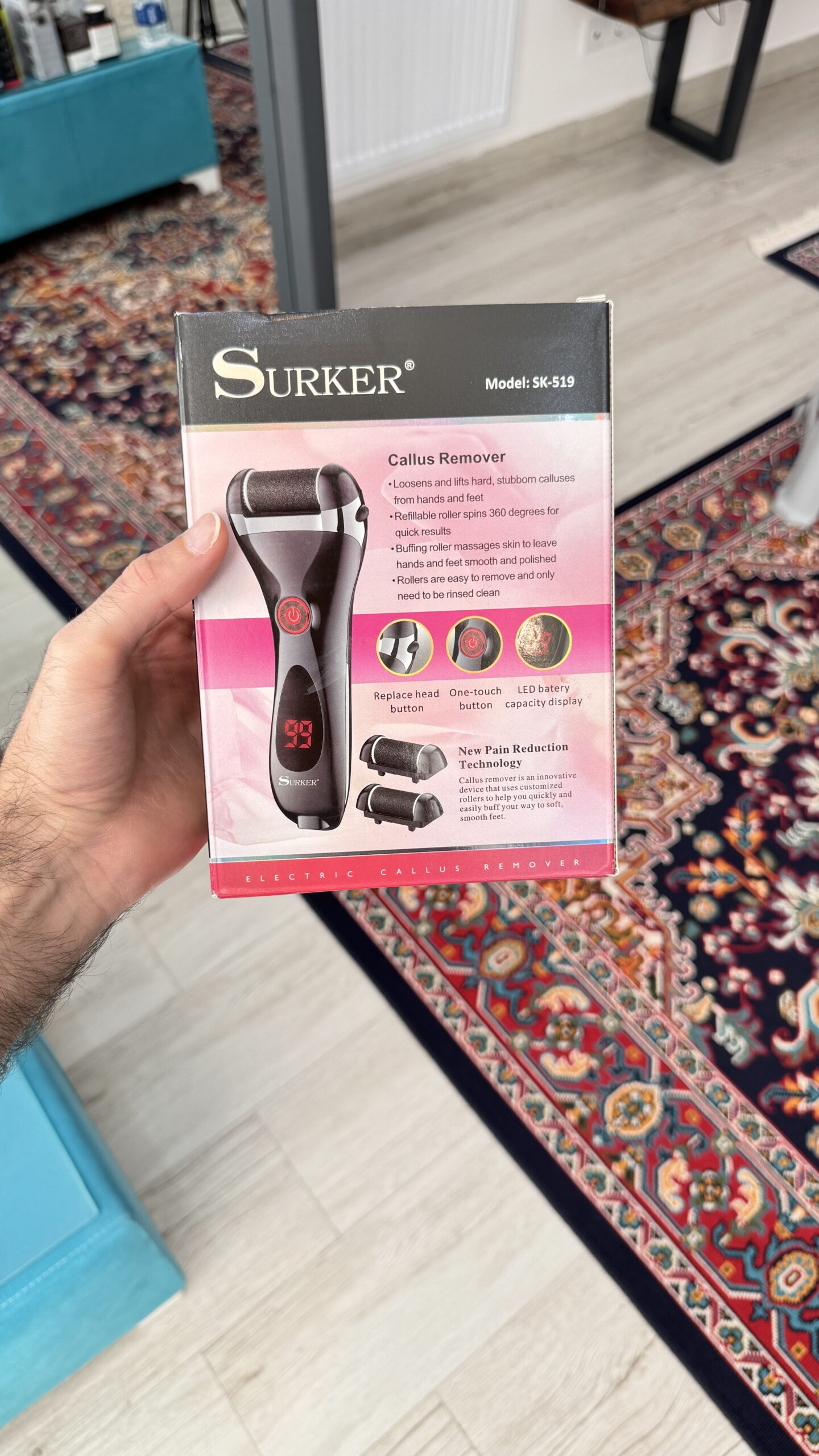 سوهان پا برقی سورکر مدل Surker SK 519