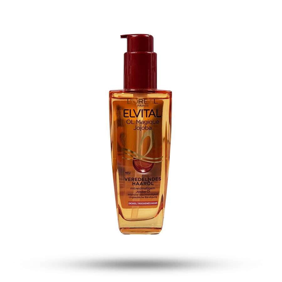 روغن مو جوجوبا لورآل مدل ELVITAL OL Magique Jojoba مناسب موهای خیلی خشک 100 میل