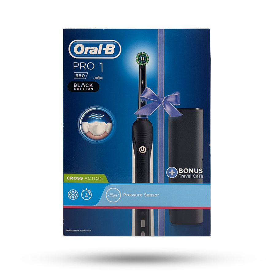 مسواک برقی اورال بی مدل PRO1 680 BLACK EDITION