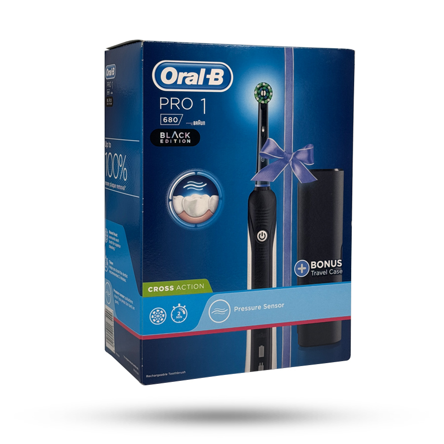 مسواک برقی اورال بی مدل PRO1 680 BLACK EDITION
