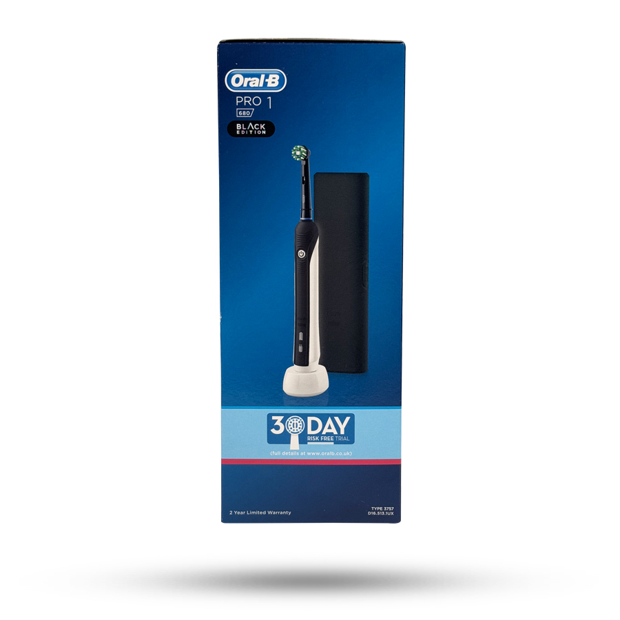 مسواک برقی اورال بی مدل PRO1 680 BLACK EDITION + کیف مسافرتی
