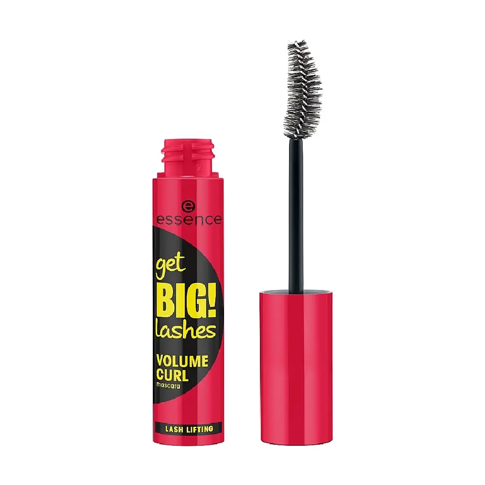 ریمل حجم دهنده و فر کننده اسنس مدل Get Big Lashes Volume Curl