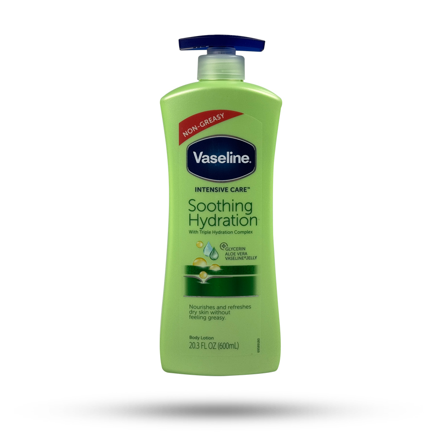 لوسیون بدن وازلین مدل Soothing Hydration حجم 300 میل