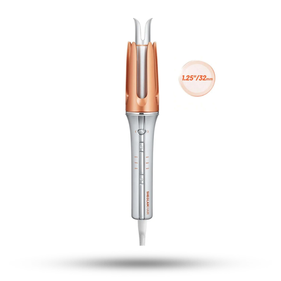 دستگاه کرلی مو اتوماتیک چرخشی شیگلم سایز 25mm