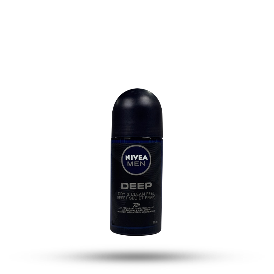 رول ضد تعریق مردانه نیوآ مدل Deep dry & clean feel حجم 50 میل