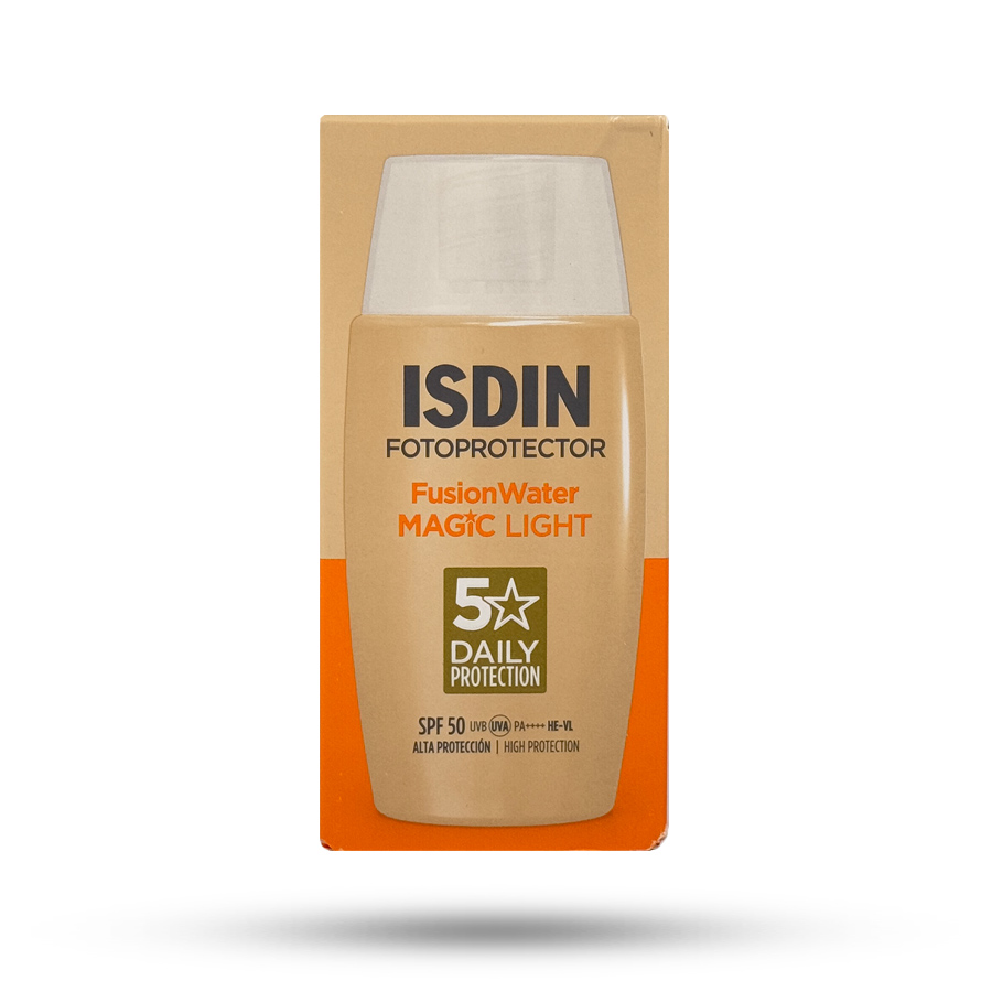 ضد آفتاب رنگی فیوژن واتر مجیک لایت ایزدین Spf50 حجم 50 میل
