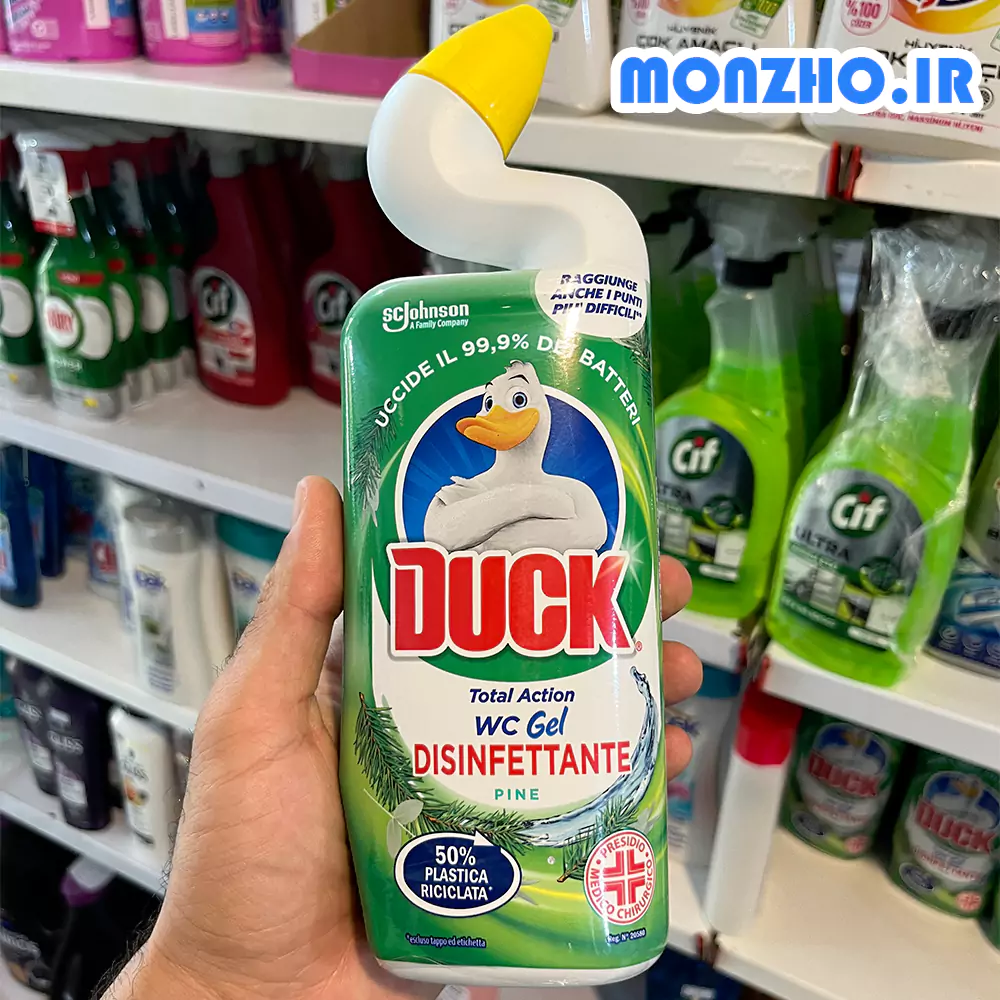 جرم گیر سرویس بهداشتی داک DUCK با رایحه کاج حجم 750 میل