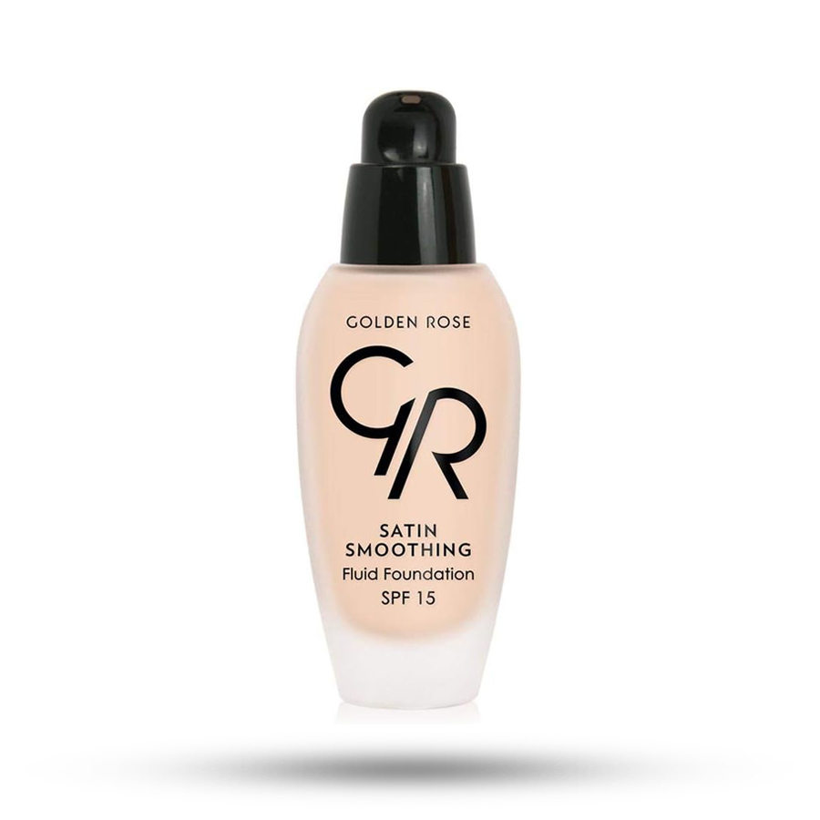 کرم پودر گلدن رز مدل Satin Smoothing SPF 15 حجم 30 میل