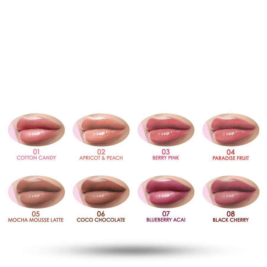 لیپ اویل براق گلدن رز مدل SWEET KISS