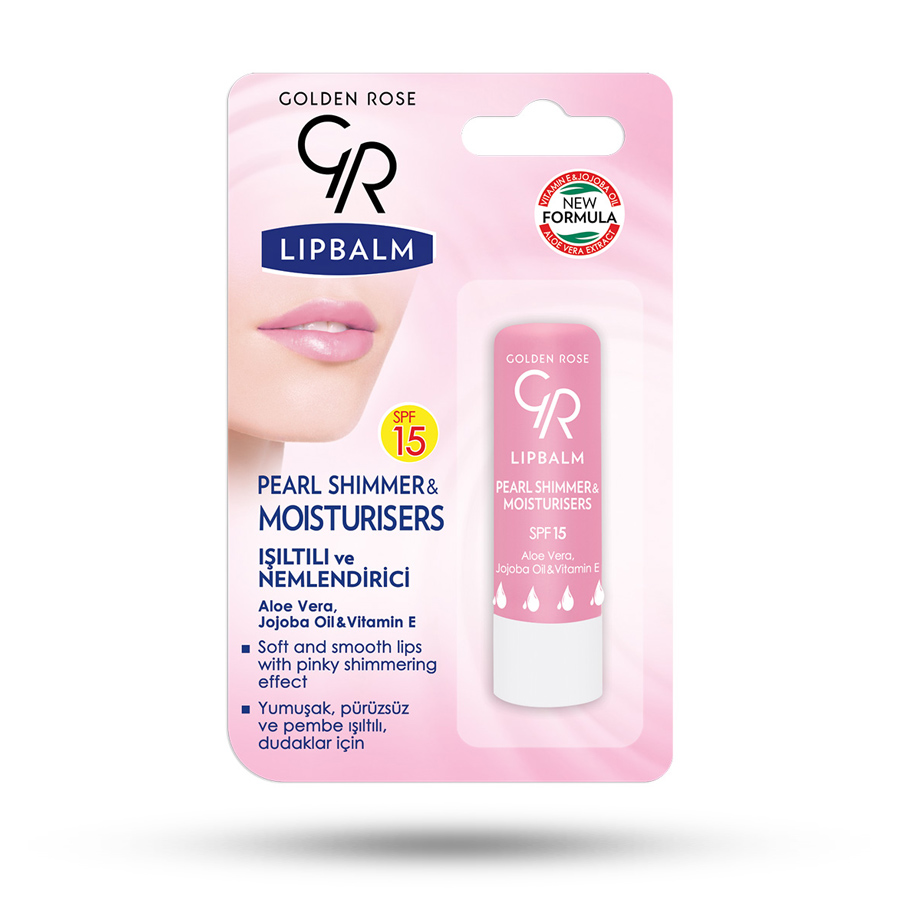 بالم لب مرطوب کننده گلدن رز SPF15