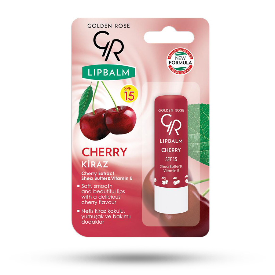 بالم لب گلدن رز SPF15 رایحه گیلاس