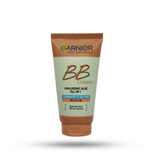 بی بی کرم 5 کاره گارنیر رنگ مدیوم مناسب پوست مختلط و چرب SPF25 حجم 50 میل