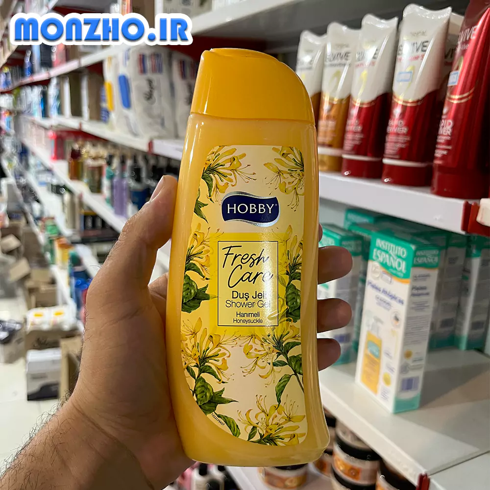 شامپو بدن هوبی مدل Hanimeli Honeysuckle حجم 500 میل عکس محصول از جلو