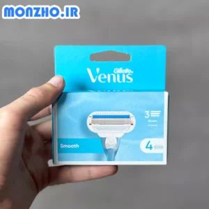 تیغ یدک ژیلت ونوس مدل Gillette Venus Smooth بسته 4 عددی