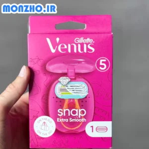 ژیلت مسافرتی زنانه 5 تیغه ونوس مدل Venus Extra Smooth Snap