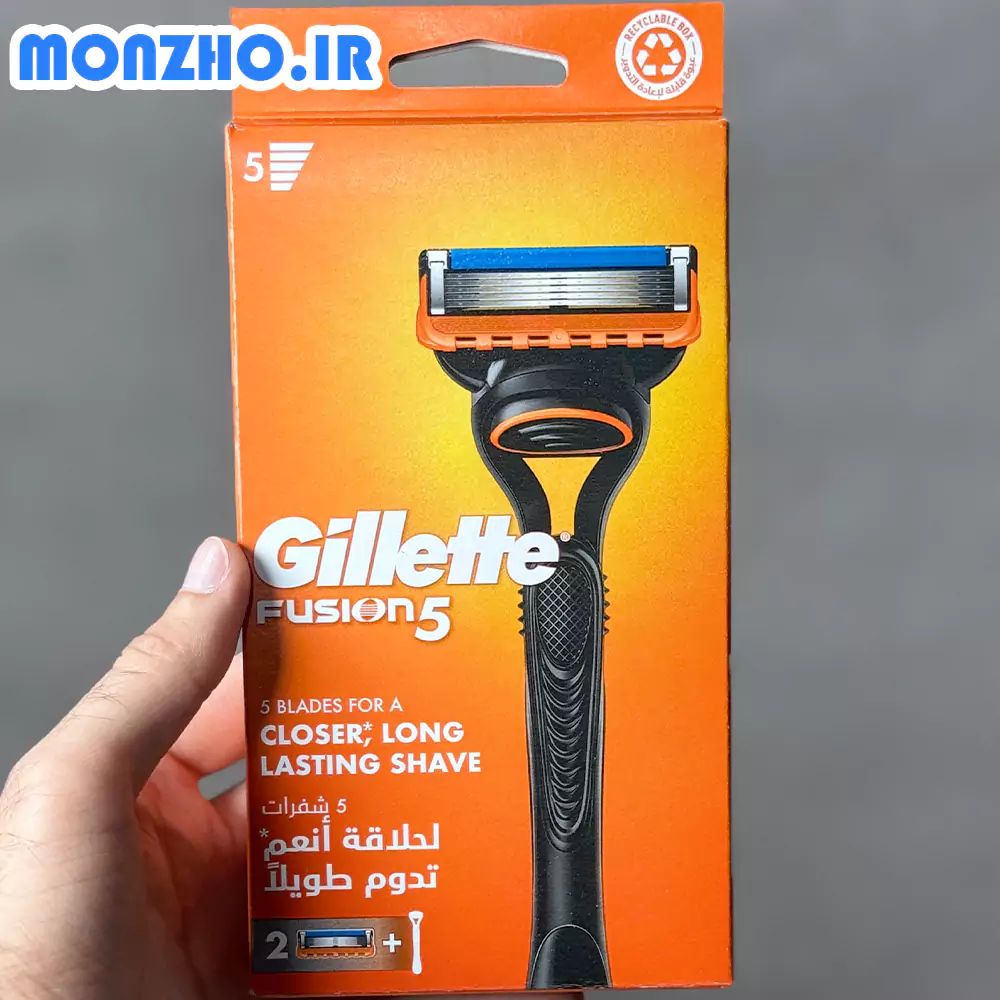ژیلت فیوژن 5 تیغه مدل Gillette Fusion5 با دوعدد سری عکس محصول