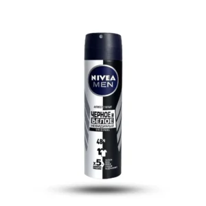 اسپری ضد تعریق مردانه نیوآ مدل Black & White invisible Original حجم 150 میل